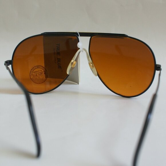 NWT TruVintage Classic Sports Aviator w/"Magnum" logo TruBluBlockerlens Sunglass - Picture 7 of 8